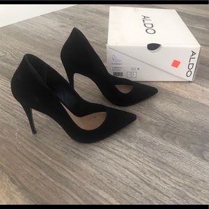 ALDO Black Suede Pumps